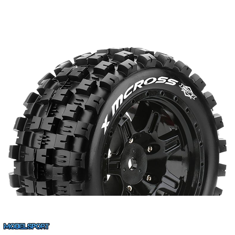 Louise RC - MFT - X-MCROSS - ARRMA Kraton 8S - Mounted - Sport - Black wheels - Hex 24mm - L-T3352BM