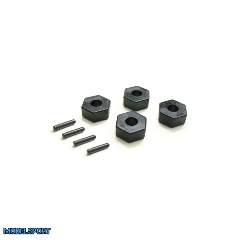 Carisma RC - M40S - Wheel Adaptor Hex - Set - 4 Pcs