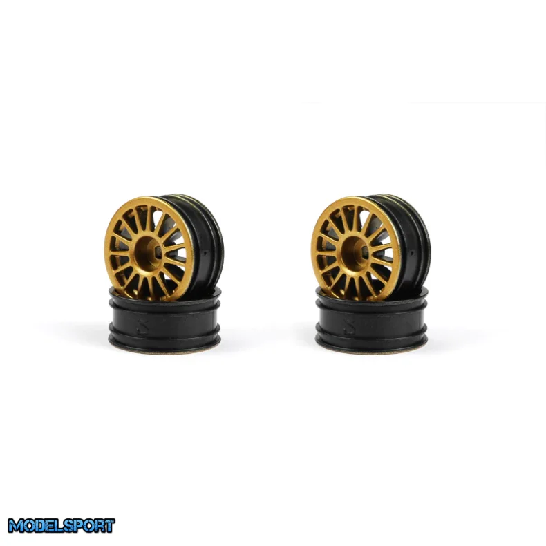 Carisma RC - GT24 Subaru WRC Gold Wheel Set 4pcs