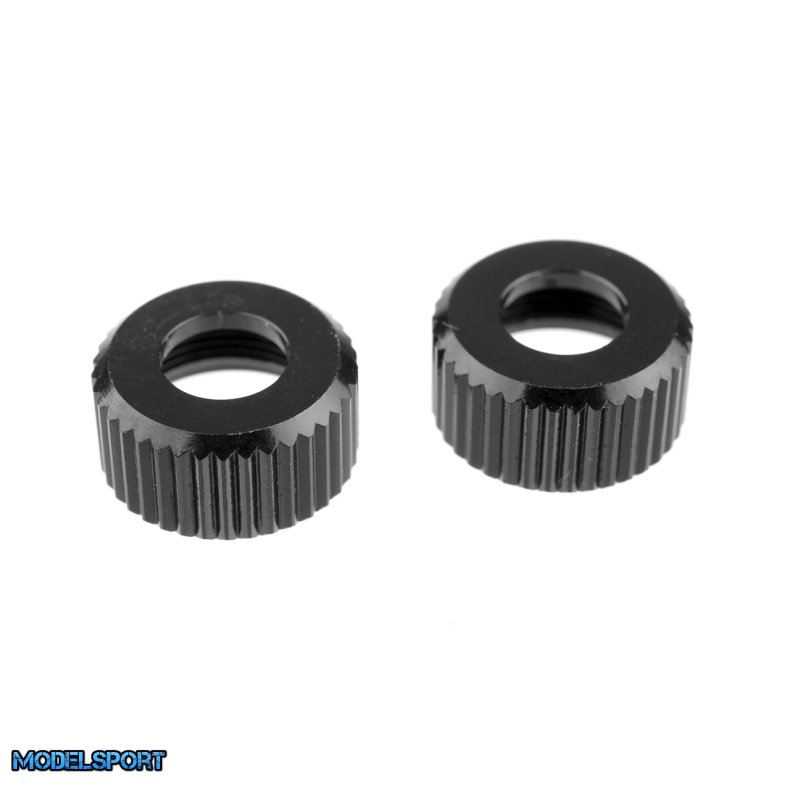 Team Corally - Shock Body Cap - Lower - Alu. - 2 Pcs