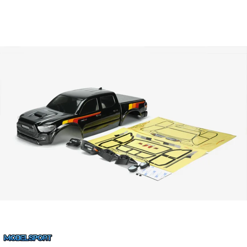 Carisma RC - SCA-1E Toyota Tacoma TRD Pro Painted Body Set Balck WB 313 mm