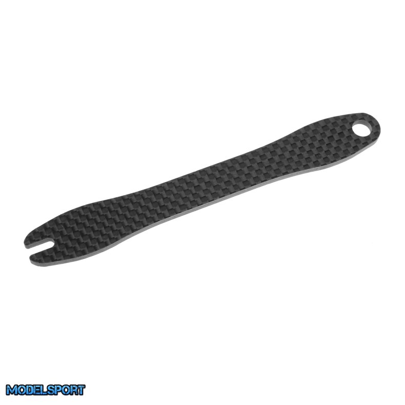 Team Corally - Battery Brace - Graphite 2mm - 1 Pc