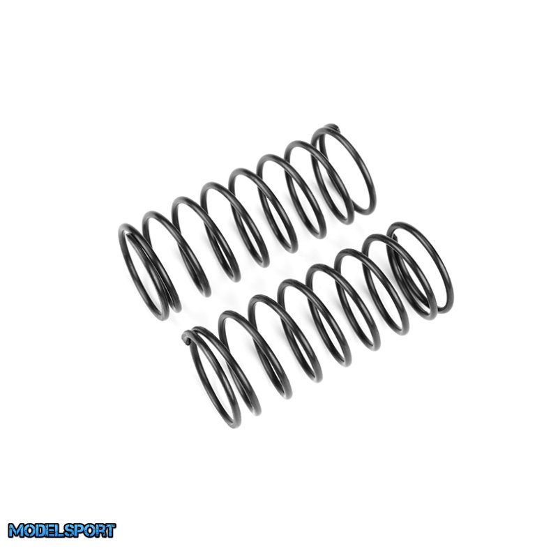 Team Corally - Shock Spring - Black - Hard - Front - 2 Pcs