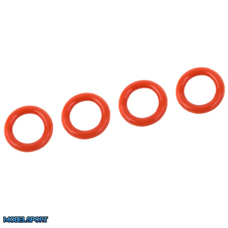 Team Corally - O-ring - Rubber - 8x1mm - 4 Pcs