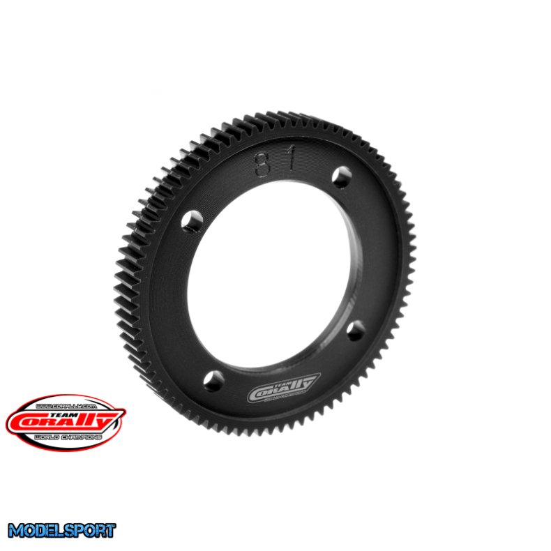 Team Corally - Spur Gear 48DP - 81 Teeth - Center Diff - Delrin CNC - 1 Pc