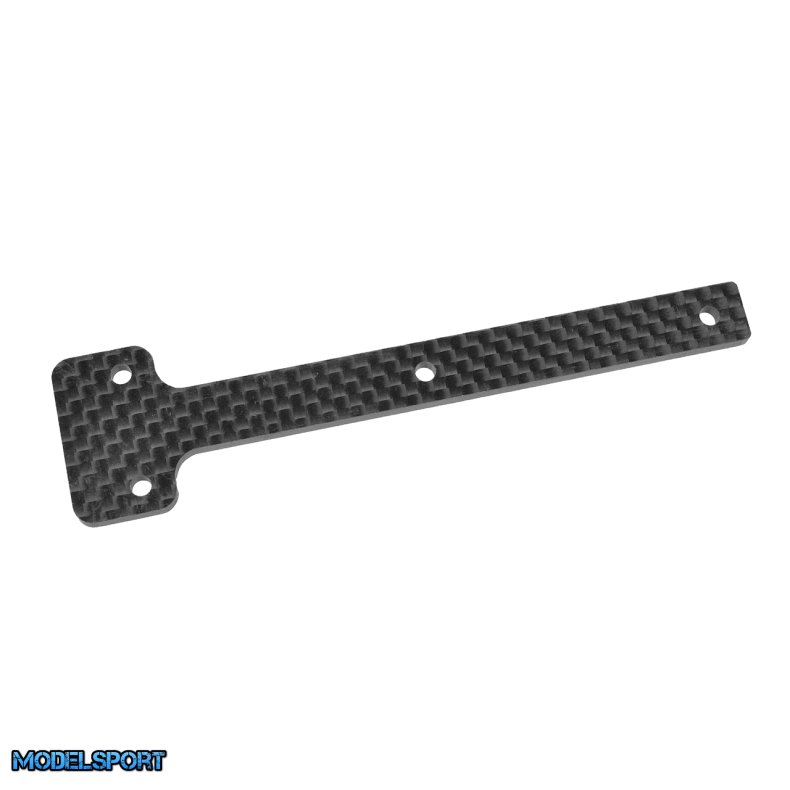 Team Corally - Chassis Stiffener Plate - Front - Carbon - 1 Pc