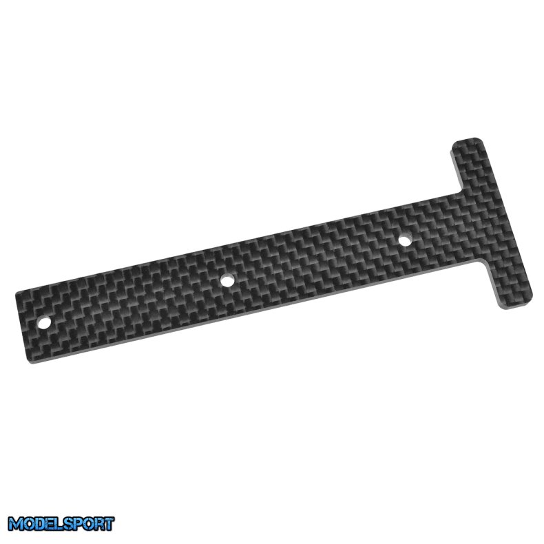 Team Corally - Chassis Stiffener Plate - Rear - Carbon - 1 Pc