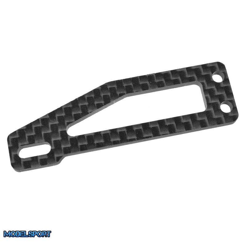 Team Corally - Servo Plate - Carbon - 1 Pc