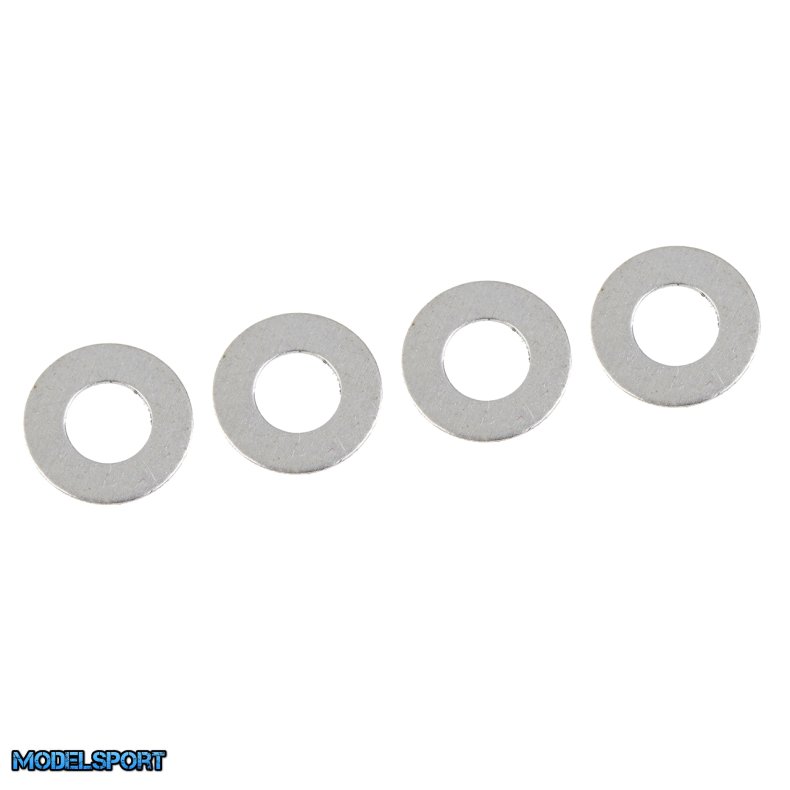 Team Corally - Shock Shaft Washer - Steel - 4 Pcs