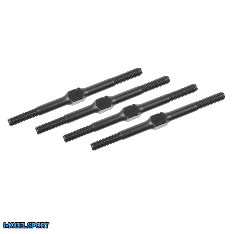 Team Corally - Turnbuckle - M3 - 46mm - Springsteel - 4 Pcs
