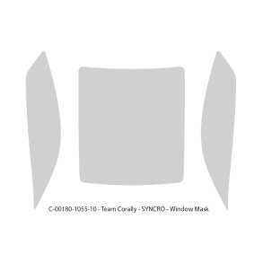 Team Corally - Body Window Paint Mask - Syncro - 1pc