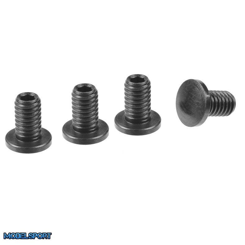 Team Corally - Droop Screws w/ Inner Hex - Steel - 4 Pcs