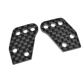 Team Corally - Hub Camber Plates - Rear - Carbon 3mm - 2 Pcs