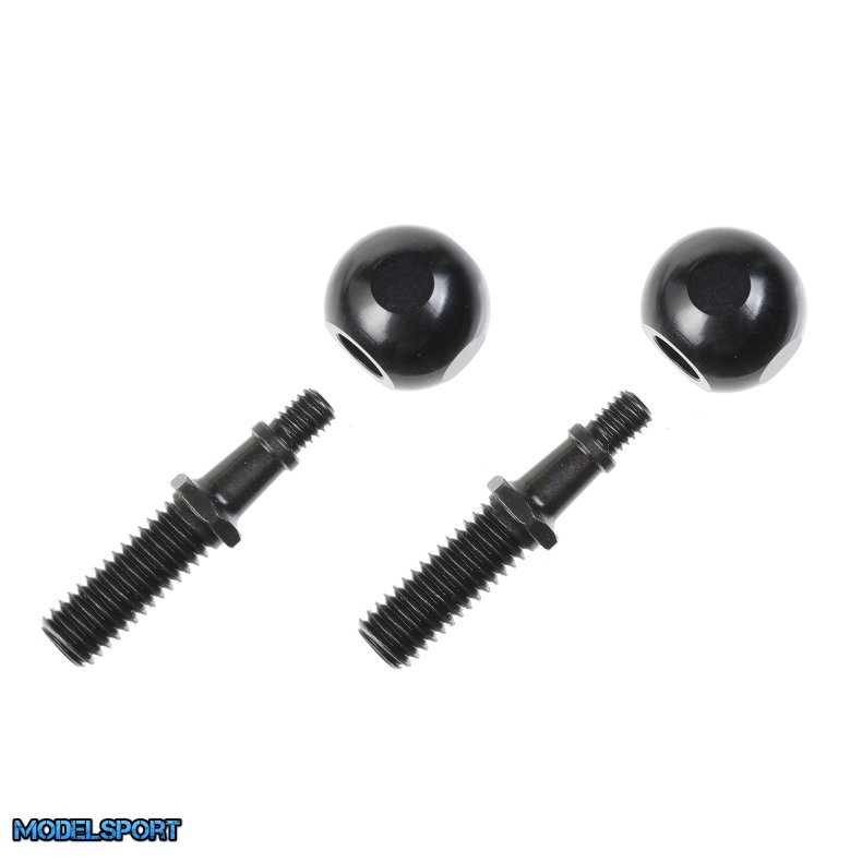 Team Corally - Pivot Ball - XB PRO - Lightweight - Steel + Aluminum 7075 - 2 Pcs