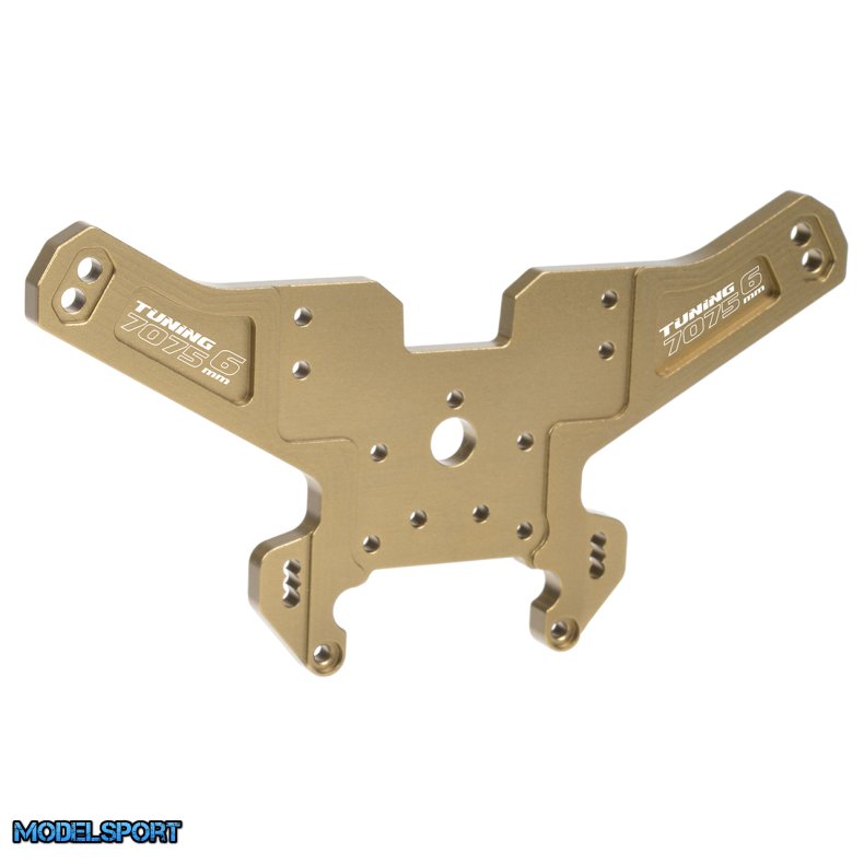 Team Corally - Shock Tower - Kagama Limited Edition - Rear - Aluminum 7075 - 6mm - Hard Anodised - LE - 1 Pc