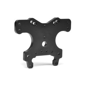 Team Corally - Shock Tower - SC - Front - Aluminum  - 5mm - Black - 1 Pc