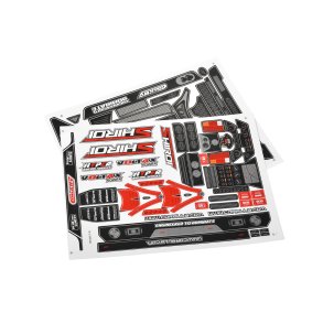 Team Corally - Body Decal Sheet - Shiroi - 1 Pc