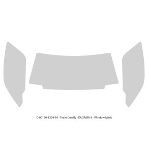 Team Corally - Body Window Paint Mask - Kagama 4 - 1pc