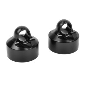 Team Corally - Shock Cap - Aluminum - Hard Anodised - Black - 2 Pcs