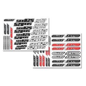 Team Corally - Body Decal Sheet - SBX-825 - Pre-Cut - 1 Pc