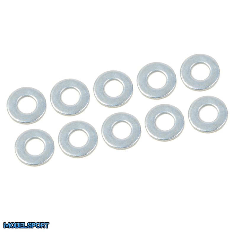 Team Corally - Shock Washer - 2.5x6x0.5mm - Steel - 10 Pcs