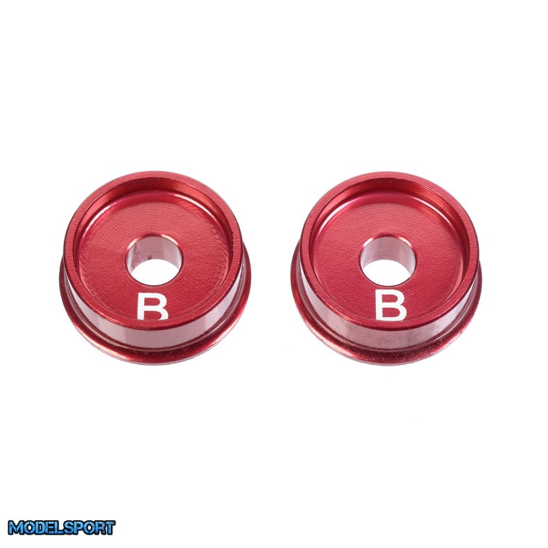 Team Corally - Alum. Lower Arm Cap SSX-12 - B - 2.5mm - 2 Pcs