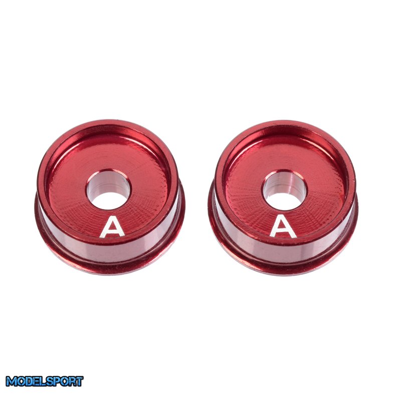 Team Corally - Alum. Lower Arm Cap SSX-12 - A - 3.0mm - 2 Pcs