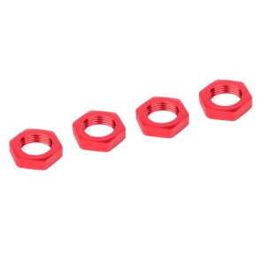 Team Corally - Wheel Nut - Aluminum - Red - 4 Pcs