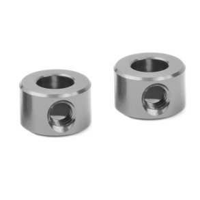 Team Corally - Collar - for Anti-roll Bar - Aluminum - Titanium - 2 Pcs