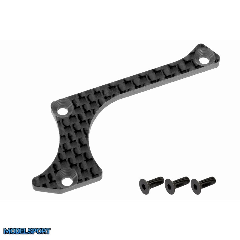 Team Corally - Suspension arm stiffener - A - Lower Front - Right - Carbon 3mm - 1 Pc
