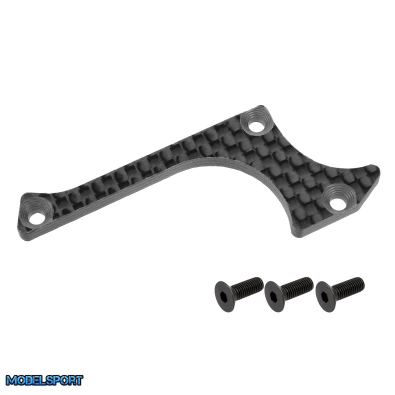 Team Corally - Suspension arm stiffener - A - Lower Front - Left - Carbon 3mm - 1 Pc