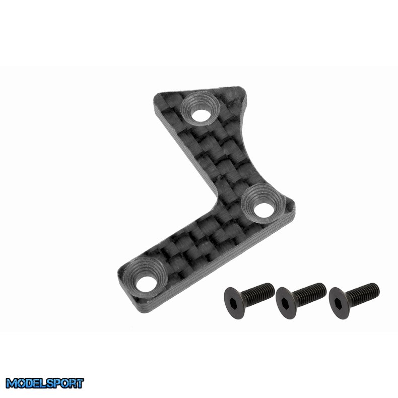 Team Corally - Suspension arm stiffener - B - Lower Front - Left - Carbon 3mm - 1 Pc