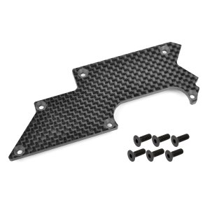 Team Corally - Suspension arm stiffener - Rear - Right - Carbon 3mm - 1 Pc