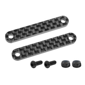 Team Corally - Chassis Brace Stiffener - Front - fits part C-00180-022 - Carbon 2.5mm - 2 Pcs