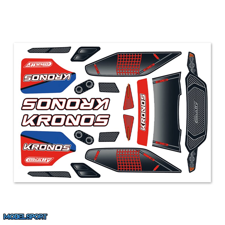 Team Corally - Body Decal Sheet - Kronos XP 6S - 1 Pc