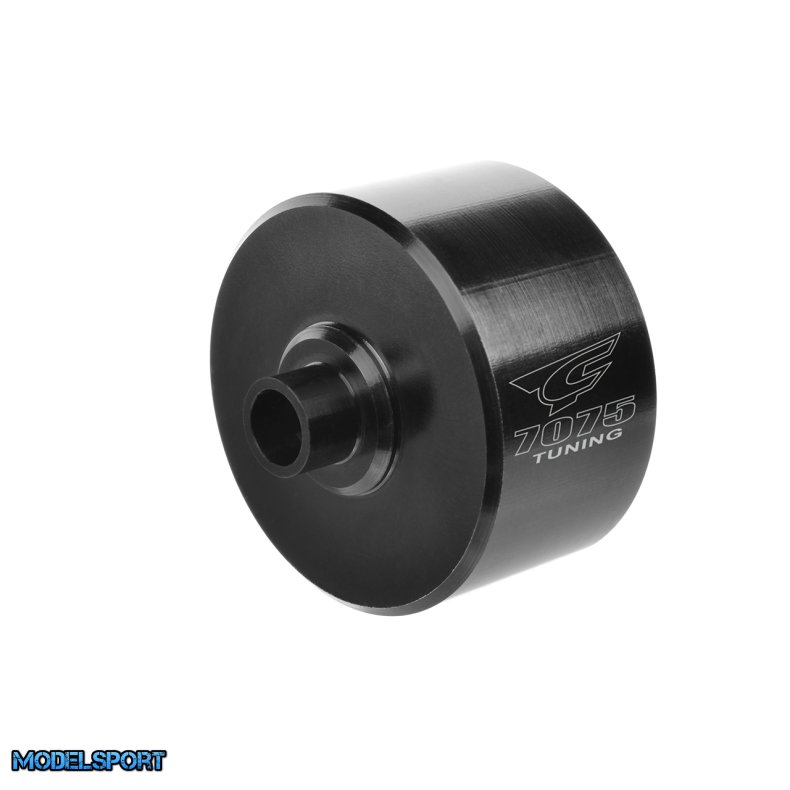 Team Corally - Diff Case Xtreme - 30mm - Aluminum 7075 - Hard Anodised - Black - Front / Rear - Made in Italy - 1 Pc