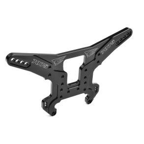 Team Corally - Shock Tower Xtreme - MTL Rear - Aluminum 7075 - 5mm - Hard Anodised - Black - Made In Italy