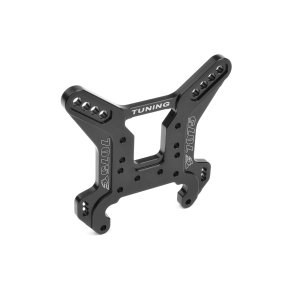 Team Corally - Shock Tower Xtreme - Rear - Aluminum 7075 - 5mm - Hard Anodised - Black - Made In Italy