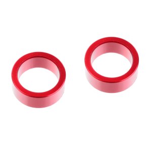 Team Corally - HDA Suspension Arm Insert - Inner - Aluminum - Red - 2 Pcs