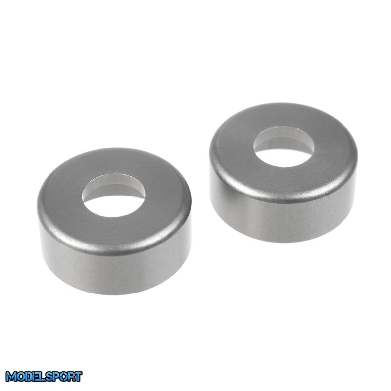 Team Corally - HDA Suspension Arm Insert - Outer - Spacer 1.5mm - Aluminum - Titanium - 2 Pcs